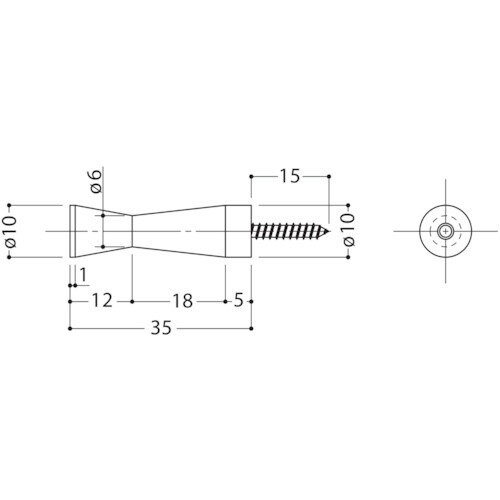 MK シューホーンフック2 クローム 35ミリ