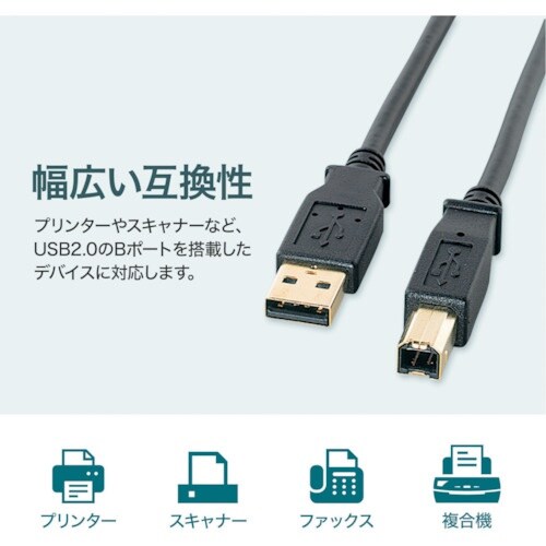 SANWA USB2.0ケーブル