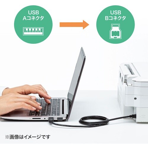 SANWA USB2.0ケーブル