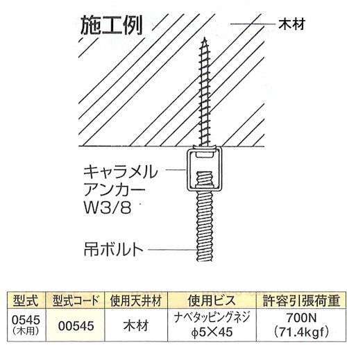 DAIDOHANT キャラメルアンカー 木下地 (