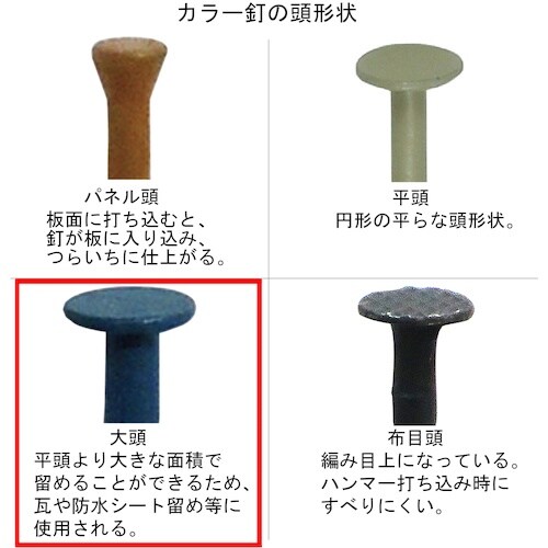 DAIDOHANT VP カラートタン釘 (約20