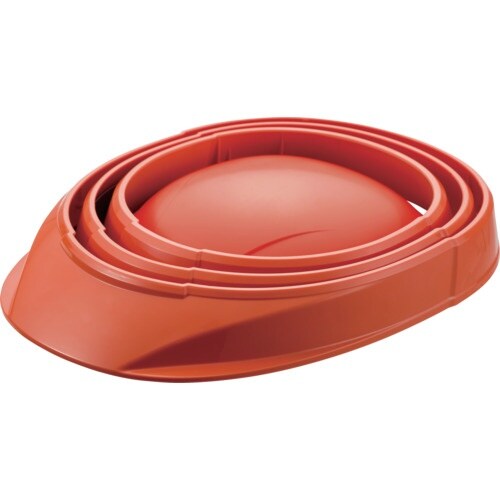 SHOWA 収納ヘルメットオサメット オレンジ