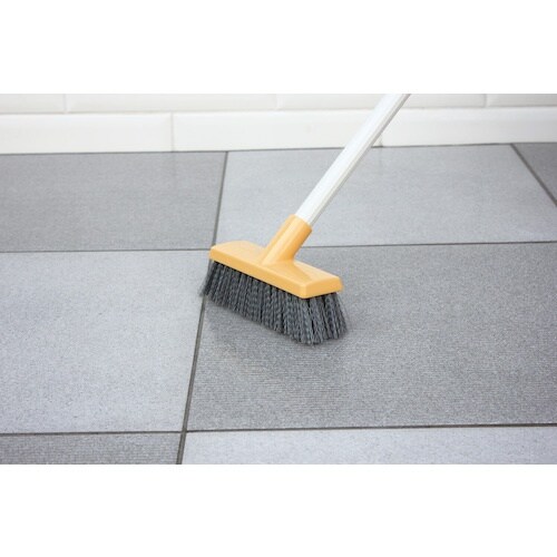 テラモト マルチデッキブラシα 16イエロー