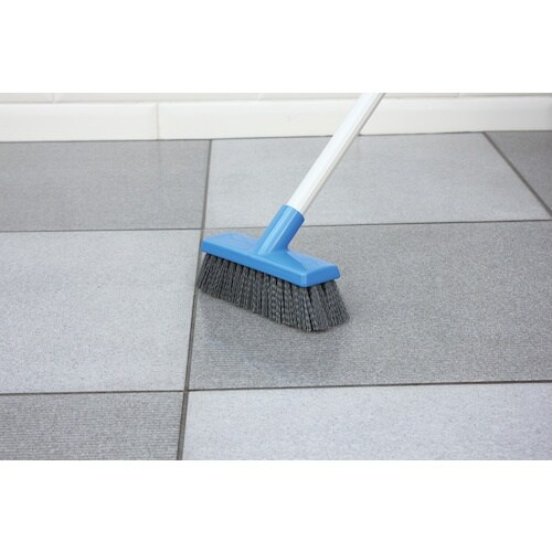 テラモト マルチデッキブラシα 16ブルー