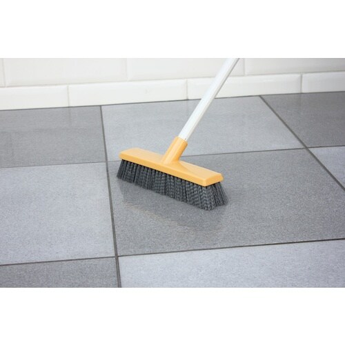 テラモト マルチデッキブラシα 24イエロー