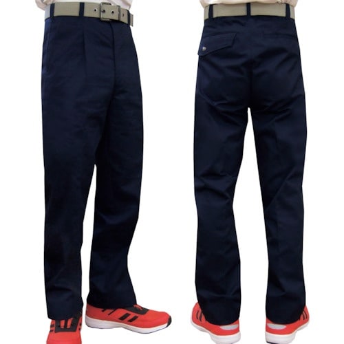 TEAGLES 綿混スラックス ネイビー 76cm