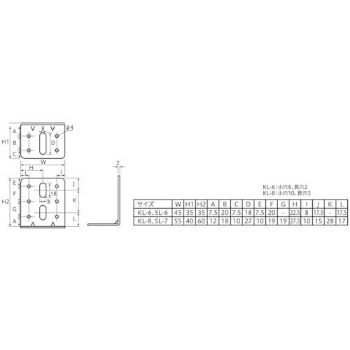 YAHATA ステンレス ステー SL−6