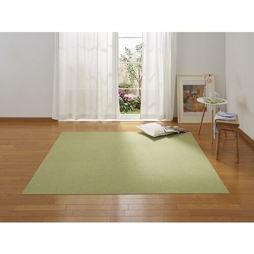 サンコー 撥水タイルマット 8枚入 グリーン