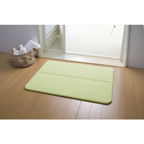 サンコー 吸水一番バスマット グリーン
