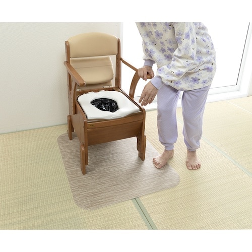 サンコー 拭けるポータブルトイレマットファブ