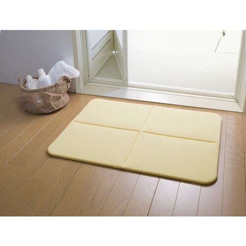 サンコー 吸水一番バスマット イエロー