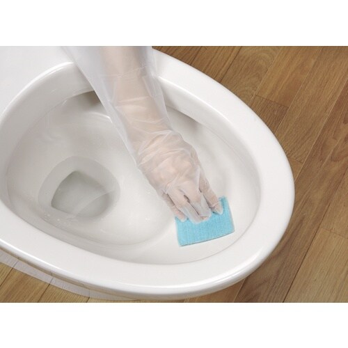 サンコー ピカピカトイレ直洗い 20枚入 ブルー