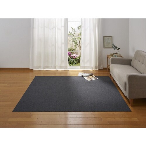 サンコー 撥水タイルマット 8枚入 ダークグレー