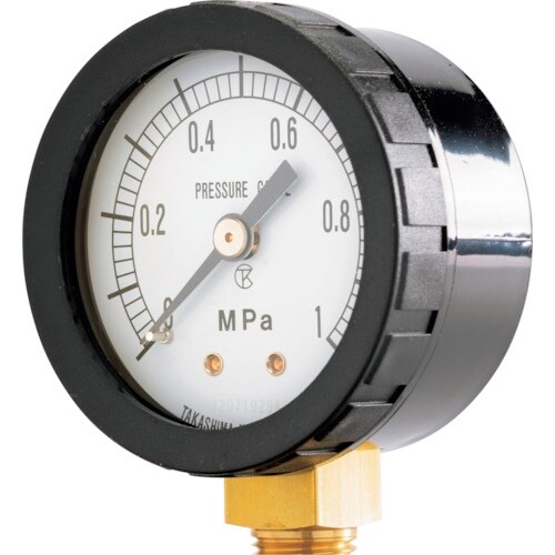 高島 プラスチック真空計(A枠立型・φ50) 圧力