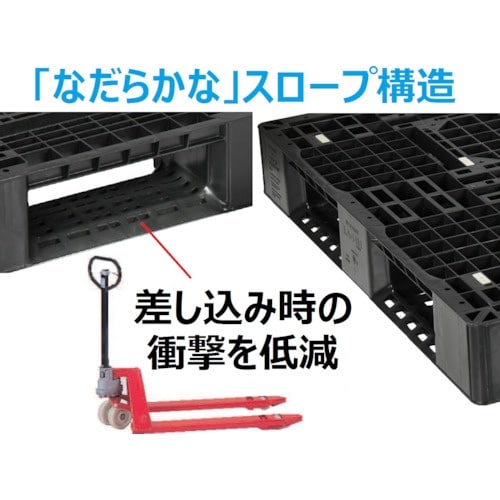 NPC プラスチックパレットLA−1411RR 片