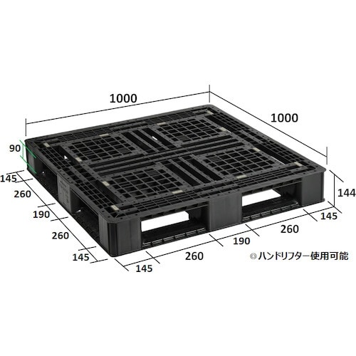 NPC プラスチックパレットFA−1010RR 片