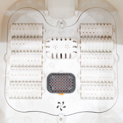 サンコー 足つぼローラーでスパ気分「おうち秘湯 せ