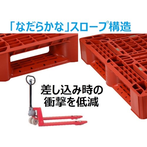 NPC プラスチックパレットSLA−1111 片面