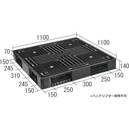 NPC プラスチックパレットFM−1111RR 両