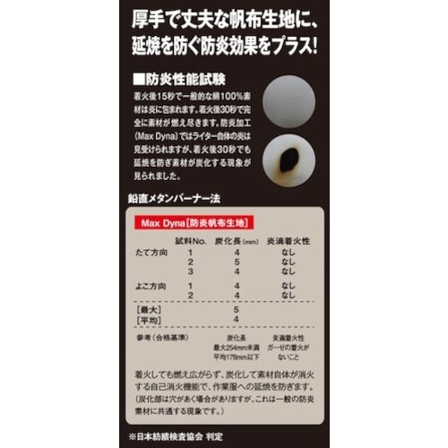 Max Dyna 防炎帆布脚絆