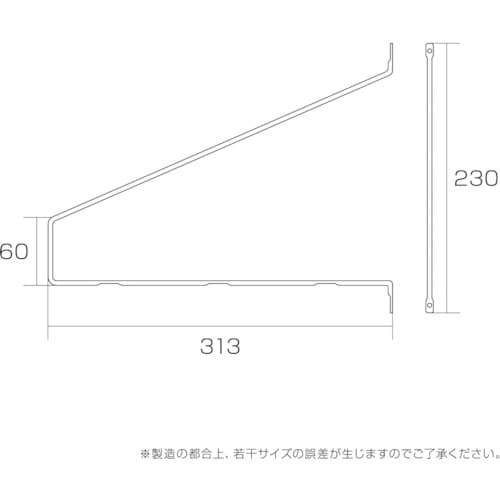 WAKI シェルフ 真鍮色 3枚用