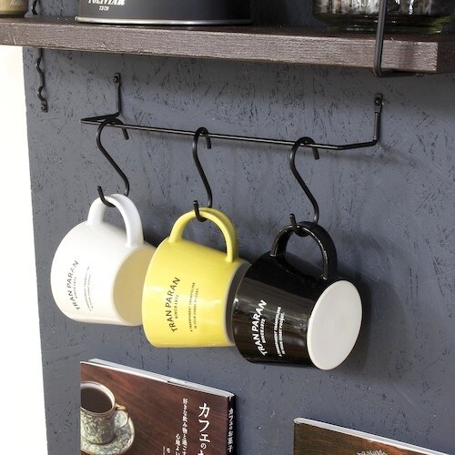 WAKI S字フック 黒 150mm