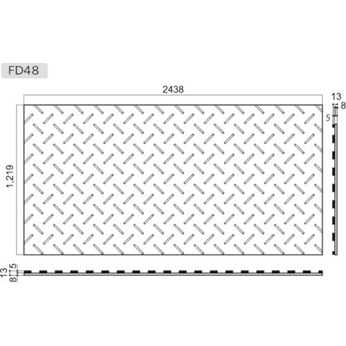 ウッドプラスチック 合成ゴムマット フィットくん薄