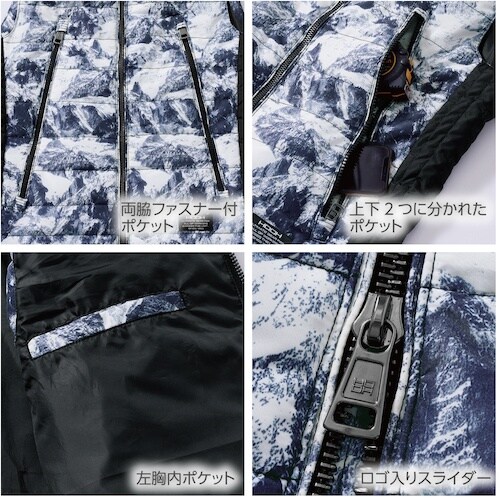 HOOH 防寒ベスト 8L カーキ