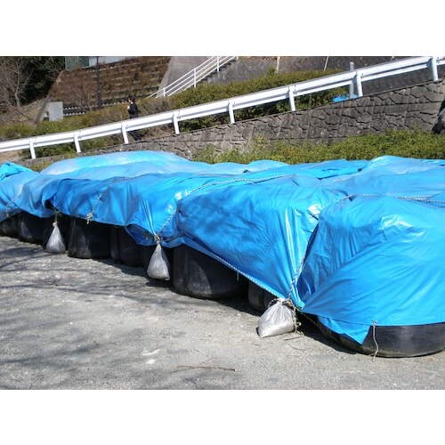 萩原 14×14クロス #4000(ブルーシート)