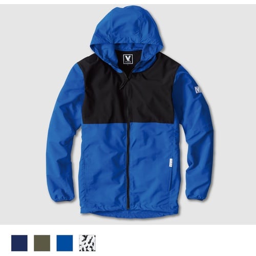 VILEA バイカラージップパーカー 8L ネイビ