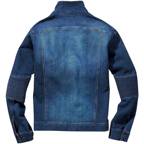 VILEA デニム蛇腹ジャケット 3L ミリタリー