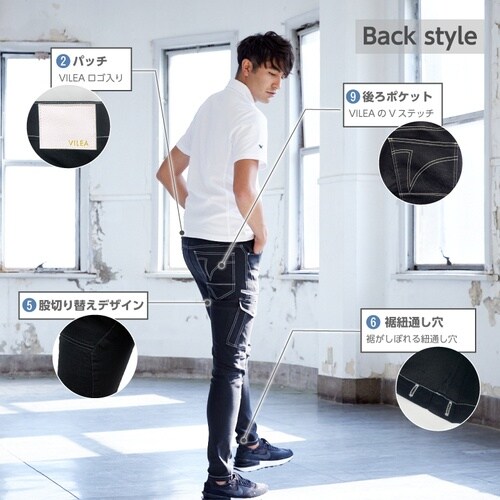 VILEA カーゴパンツ M サンドカモフラ