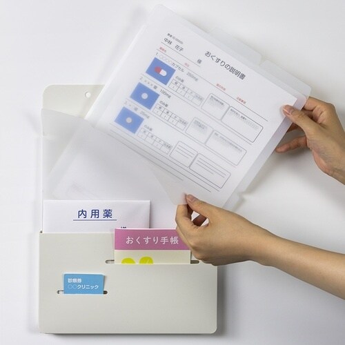 ナカバヤシ けんこう君ホルダー A4/ホワイト