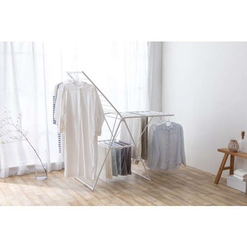 IRIS 100914 多機能スタイル物干し ホワ