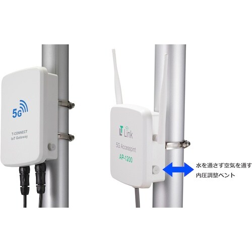 タカチ IP68内圧調整ベント付ボックス