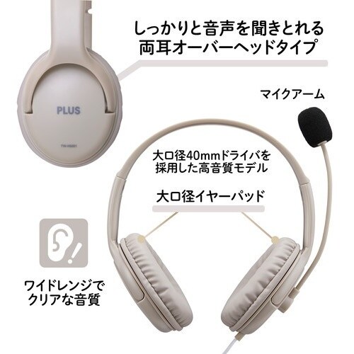 PLUS 428801)シュウチュウできる大型ヘッ