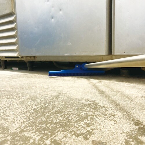 BURRTEC 機械下清掃用ブラシ 短柄 ソフト