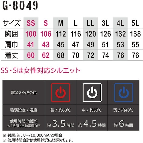 岡潮 【今季完売】 電熱ベスト+モバイルバッテリー