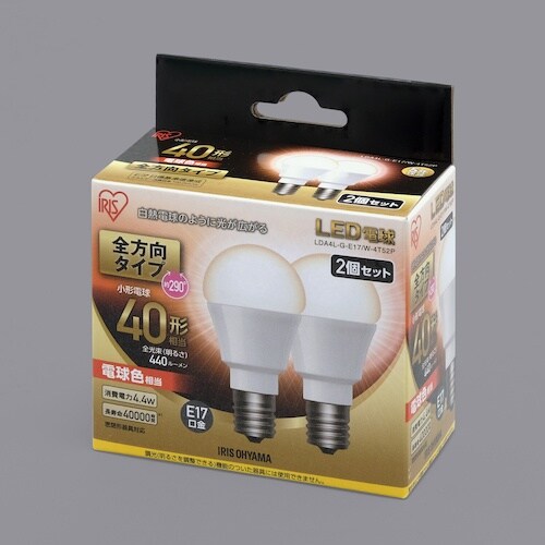 IRIS 567966 LED電球 E17 全方向