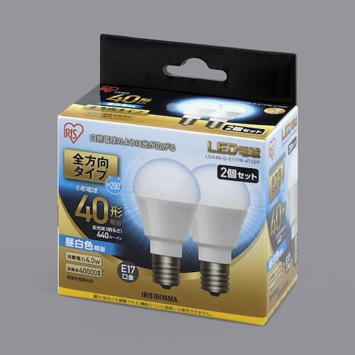 IRIS 567965 LED電球 E17 全方向