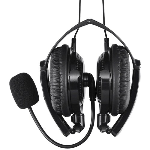 BUFFALO 両耳ヘッドバンド式ステレオヘッドセ