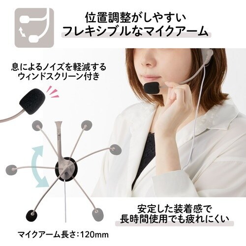 PLUS 428811)片ミミ快適ヘッドセットTW