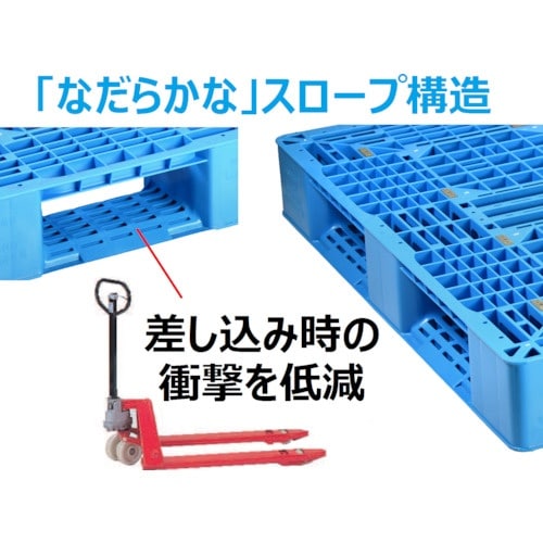 NPC プラスチックパレットLAー1111 片面四