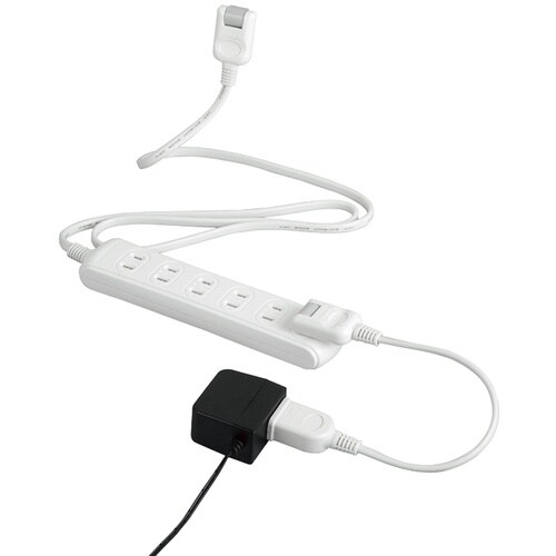 BUFFALO 電源延長ケーブル 1m ホワイト