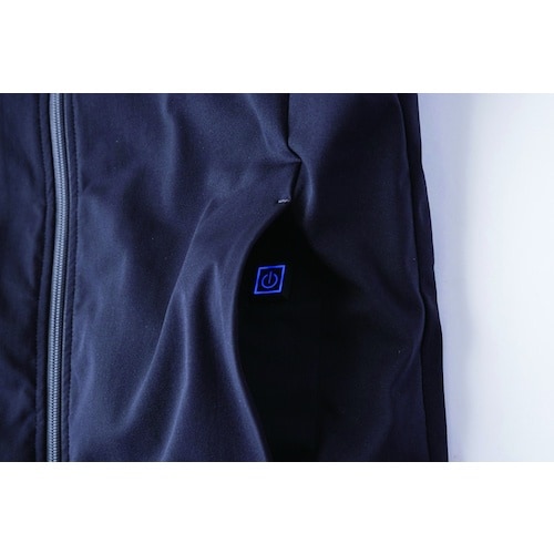 CHUSAN 電熱インナー半袖ジャケット クロ L