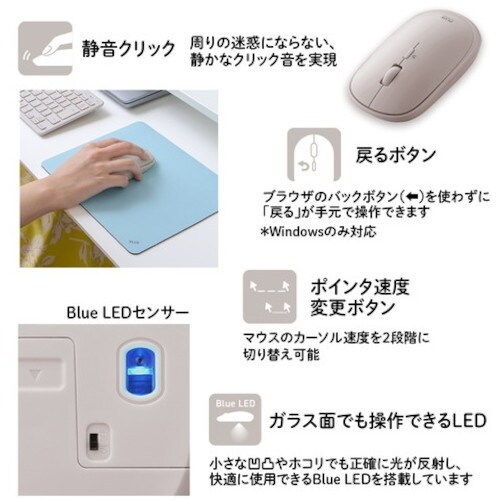 PLUS 428831)薄型持ちハコビマウス TW