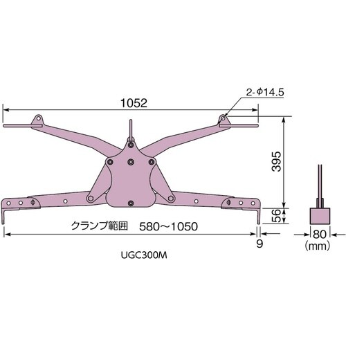 スーパー コンクリート二次製品敷設用クランプ(キャ