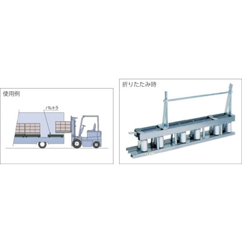 セントラル パレット移動台車 パレトラ(ストップ機