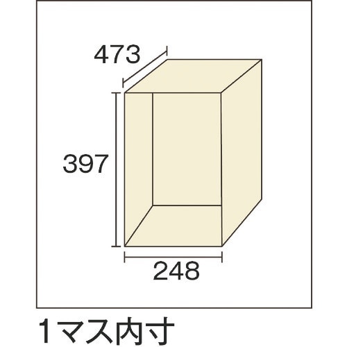TRUSCO 多人数ロッカー12人用 D515