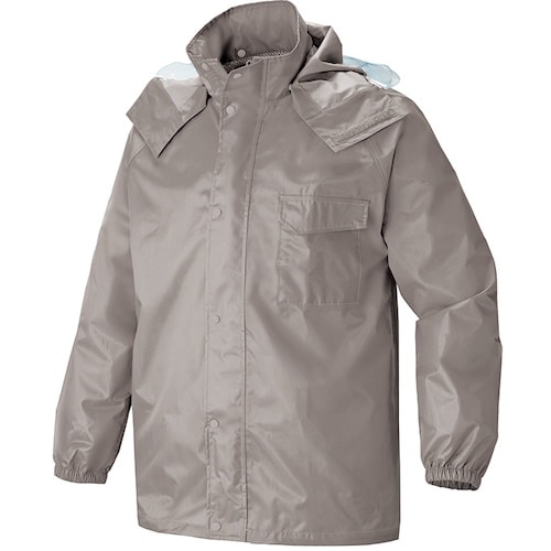 アイトス レインスーツ男女兼用 グレー M